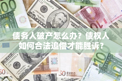 北京债务人破产怎么办？债权人如何合法追偿才能胜诉？