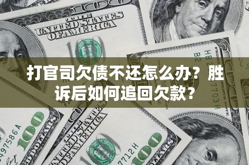 北京打官司欠债不还怎么办？胜诉后如何追回欠款？