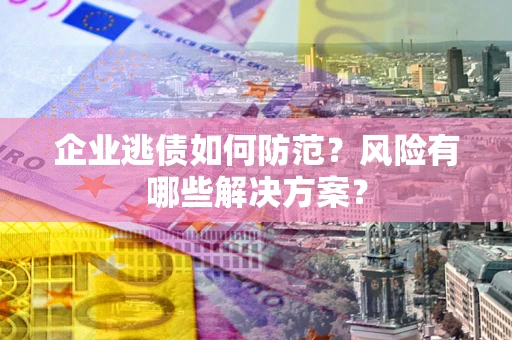 北京企业逃债如何防范？风险有哪些解决方案？