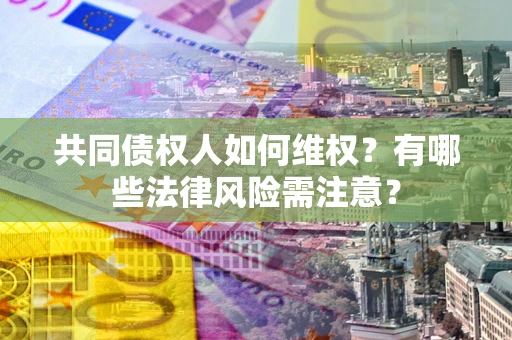 北京共同债权人如何维权？有哪些法律风险需注意？