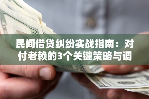 北京民间借贷纠纷实战指南：对付老赖的3个关键策略与调解盲区解析