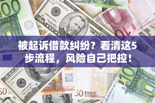 北京被起诉借款纠纷？看清这5步流程，风险自己把控！